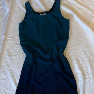 Blue 90s Floral Slip Dress